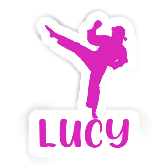 Lucy Sticker Karateka Image