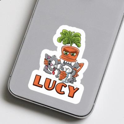 Sticker Lucy Monster-Karotte Notebook Image