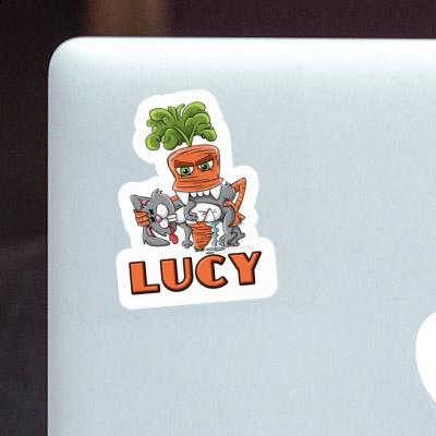 Sticker Lucy Monster-Karotte Laptop Image