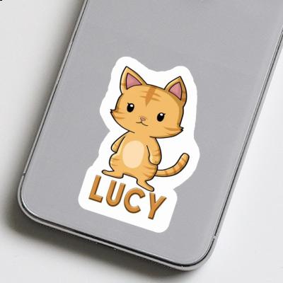 Katze Aufkleber Lucy Laptop Image