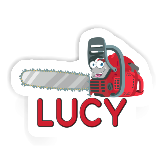 Sticker Lucy Chainsaw Laptop Image