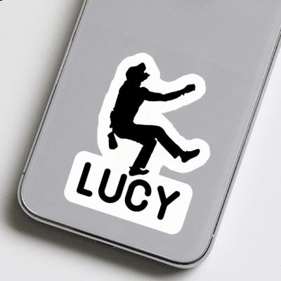 Autocollant Grimpeur Lucy Laptop Image