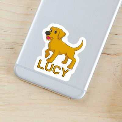 Labrador Sticker Lucy Laptop Image