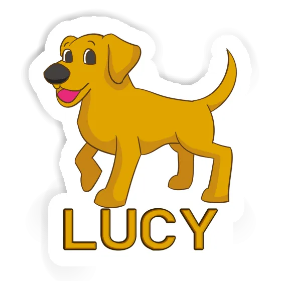 Labrador Sticker Lucy Laptop Image