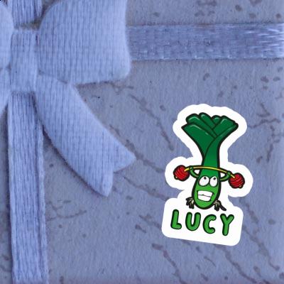 Sticker Gewichtheber Lucy Image