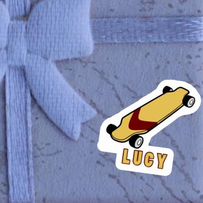 Autocollant Lucy Skateboard Image