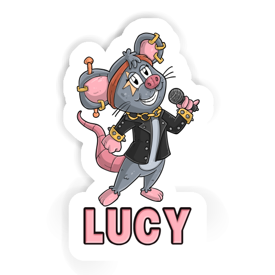 Sticker Lucy Singer Laptop Image