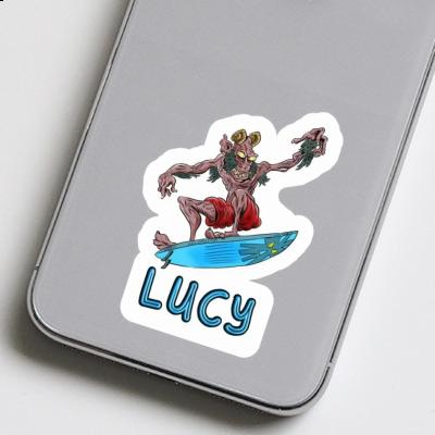 Lucy Sticker Surfer Image