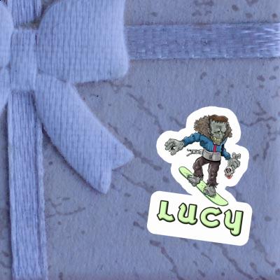 Lucy Autocollant Boarder Image