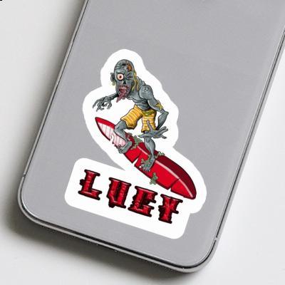 Surfer Sticker Lucy Image