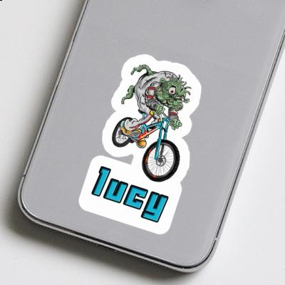 Sticker Lucy Downhill Biker Image