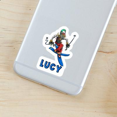 Sticker Lucy Freeride Skier Image