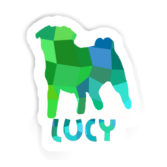 Pug Sticker Lucy Notebook Image