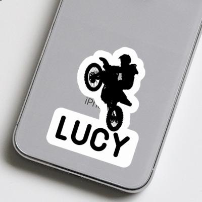 Autocollant Lucy Motocrossiste Image