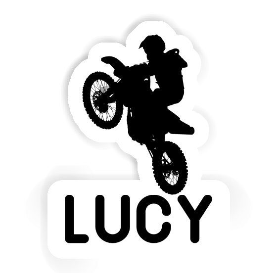 Motocross Rider Sticker Lucy Gift package Image