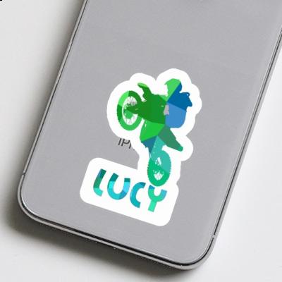 Sticker Lucy Motocross Jumper Notebook Image