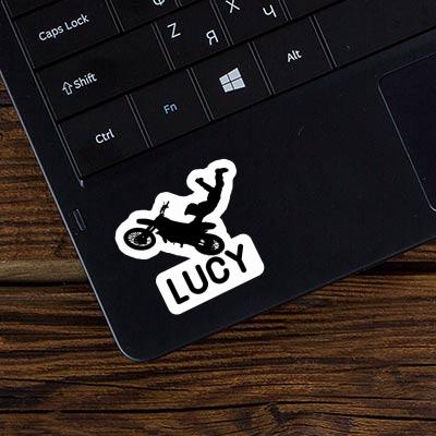 Lucy Sticker Motocross-Fahrer Gift package Image