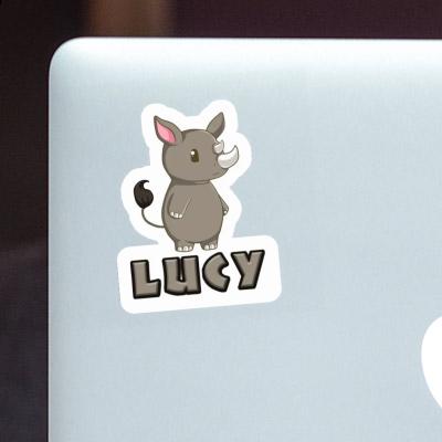 Lucy Sticker Rhino Image