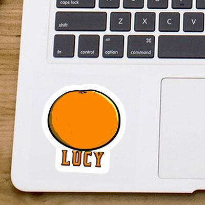 Sticker Orange Lucy Image