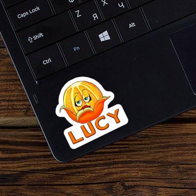 Sticker Lucy Orange Gift package Image