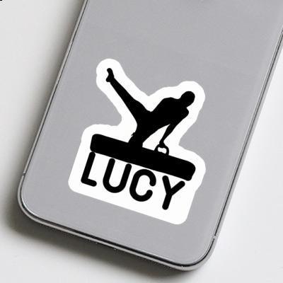 Lucy Sticker Gymnast Laptop Image