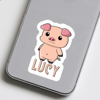 Lucy Autocollant Porcelet Notebook Image