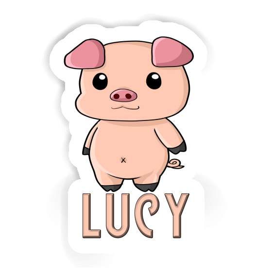 Sticker Piglet Lucy Laptop Image