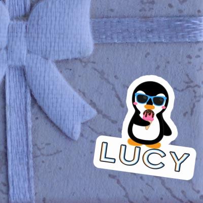 Lucy Sticker Penguin Notebook Image