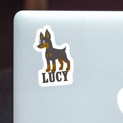 Sticker Lucy Pinscher Laptop Image