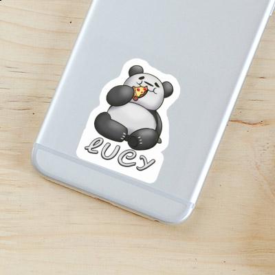 Sticker Pizza Panda Lucy Notebook Image