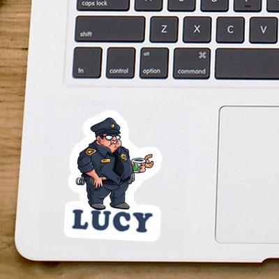 Polizist Sticker Lucy Laptop Image