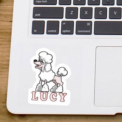 Pudel Sticker Lucy Notebook Image