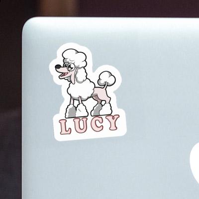 Sticker Lucy Poodle Notebook Image