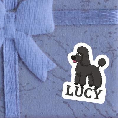 Lucy Sticker Poodle Laptop Image