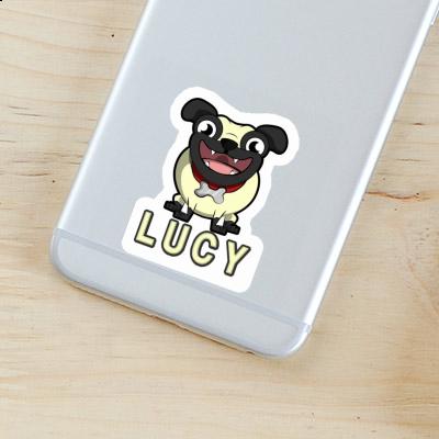 Pug Sticker Lucy Notebook Image