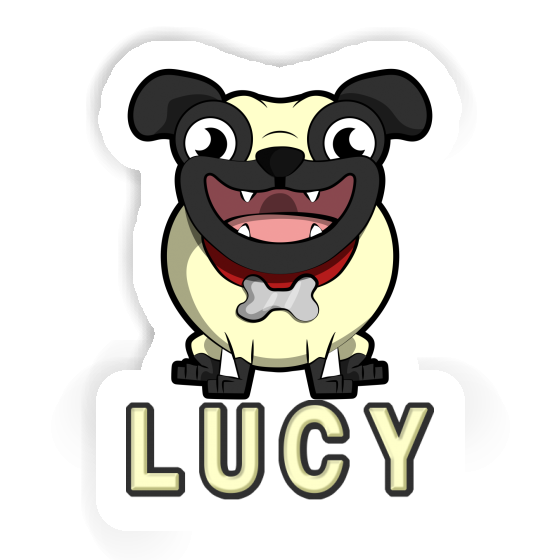 Pug Sticker Lucy Image