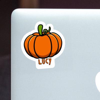 Sticker Pumpkin Lucy Laptop Image