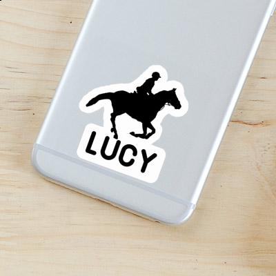 Lucy Sticker Horse Rider Notebook Image