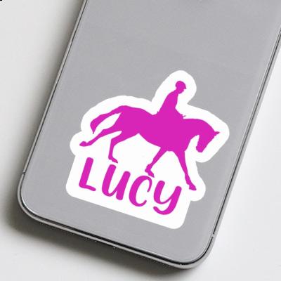 Lucy Sticker Horse Rider Image