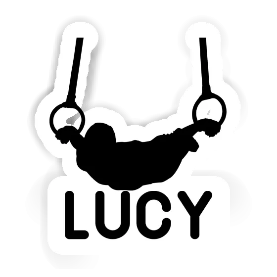 Gymnaste aux anneaux Autocollant Lucy Gift package Image