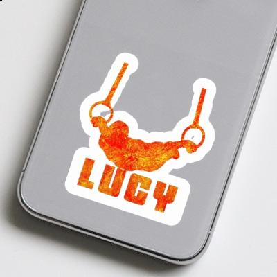 Sticker Lucy Ring gymnast Laptop Image