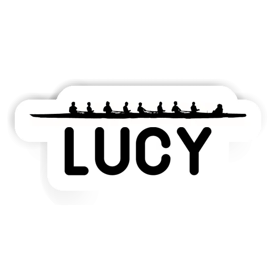 Lucy Sticker Rowboat Notebook Image