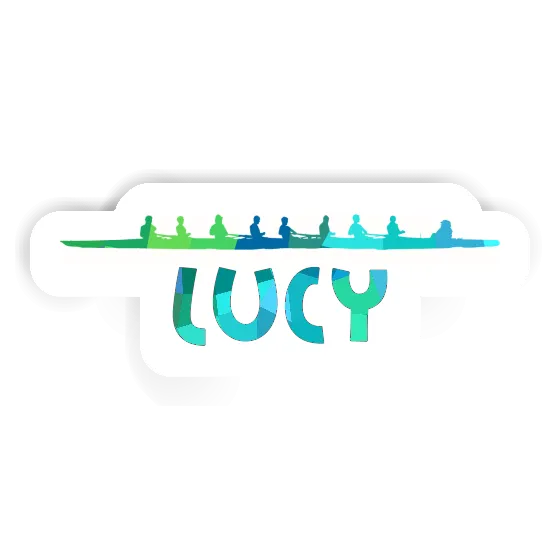 Lucy Sticker Rowboat Notebook Image