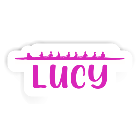 Lucy Sticker Rowboat Image