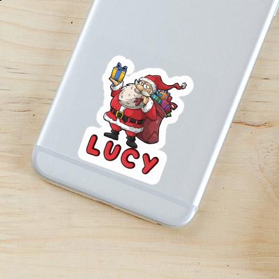 Sticker Lucy Santa Claus Gift package Image