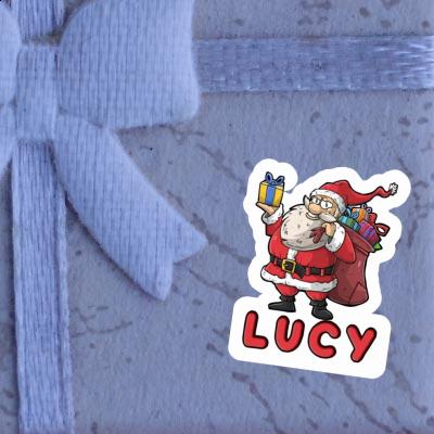 Sticker Lucy Santa Claus Gift package Image