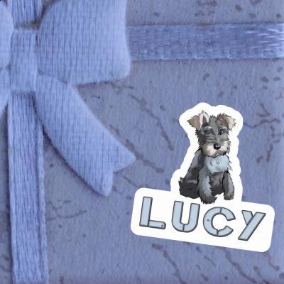 Lucy Aufkleber Schnauzer Notebook Image