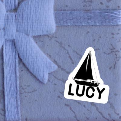 Sailboat Sticker Lucy Laptop Image