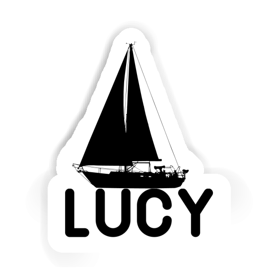 Sailboat Sticker Lucy Notebook Image