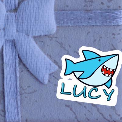 Lucy Autocollant Requin Notebook Image